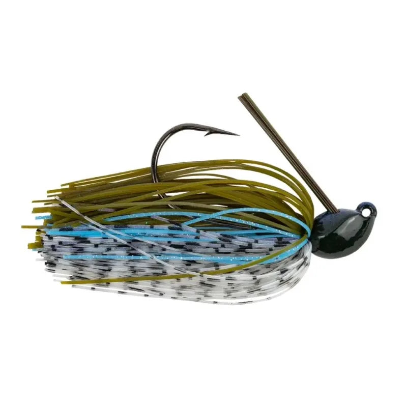 Thicc Jig 3/8 oz 5/0 Blue Craw 1pack，Freshwater