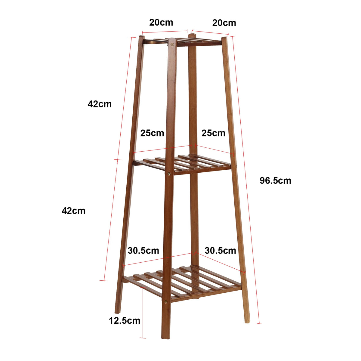 Various Styles Wood/Metal Plant Stand Flower Pots Display Holder Garden Shelf Shelving for Patio Balcony Living Room