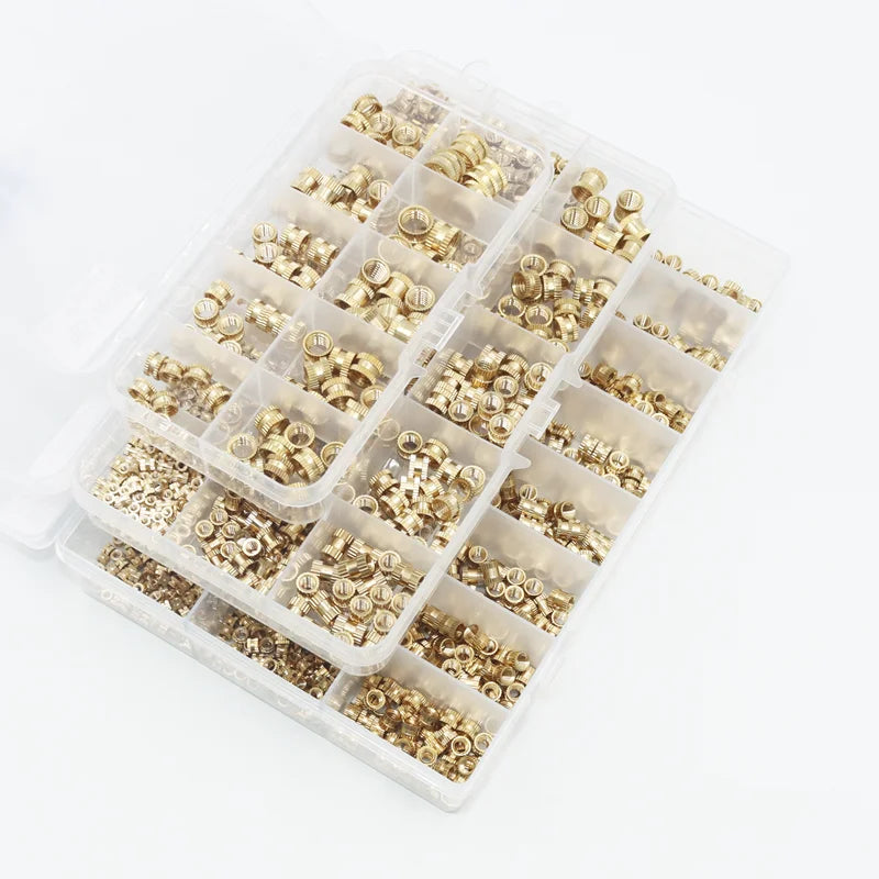 Heat Set Insertion Tool M2 M3 M4 M5 M6 M8 Brass Thread Insert Nut Soldering Iron Tip Copper Embedded Kit for Plastic 3d Printing