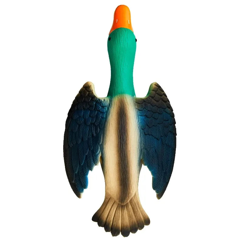 Multicolor Duck Latex Dog Toy with Squeaker, Chew Level 3