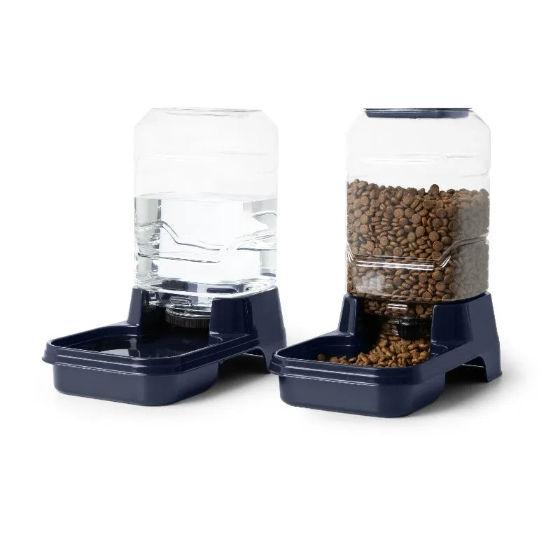 3 lb Gravity Feeder for Small Pets, Navy