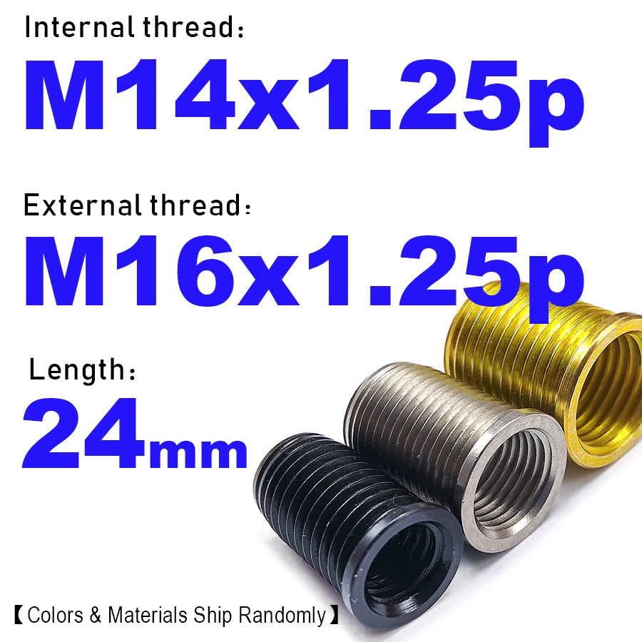 M6-M12 Spark Plug Repair Thread Insert Random Colors ,G017