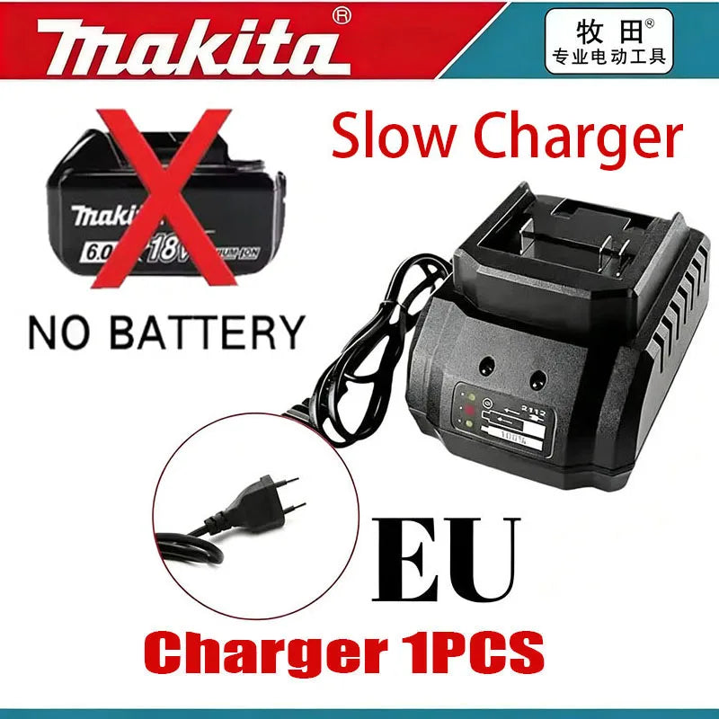 Original Makita 18V DDF487 BL1860 BL1850B BL1850 BL1840 BL1830 Screwdriver Battery Charger 18v Replacement Power Tool Batteries