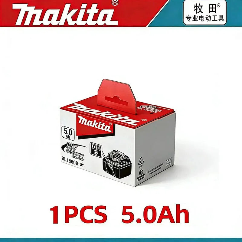 Original Makita 18V DDF487 BL1860 BL1850B BL1850 BL1840 BL1830 Screwdriver Battery Charger 18v Replacement Power Tool Batteries