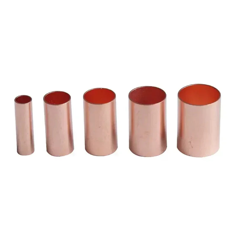 1000Pcs GT Copper Connecting Pipe Wire Joint Connector φ1.5/2/2.5/3/4/5/6/7/8/10mm Cold Crimping Terminal Red Copper And Pliers