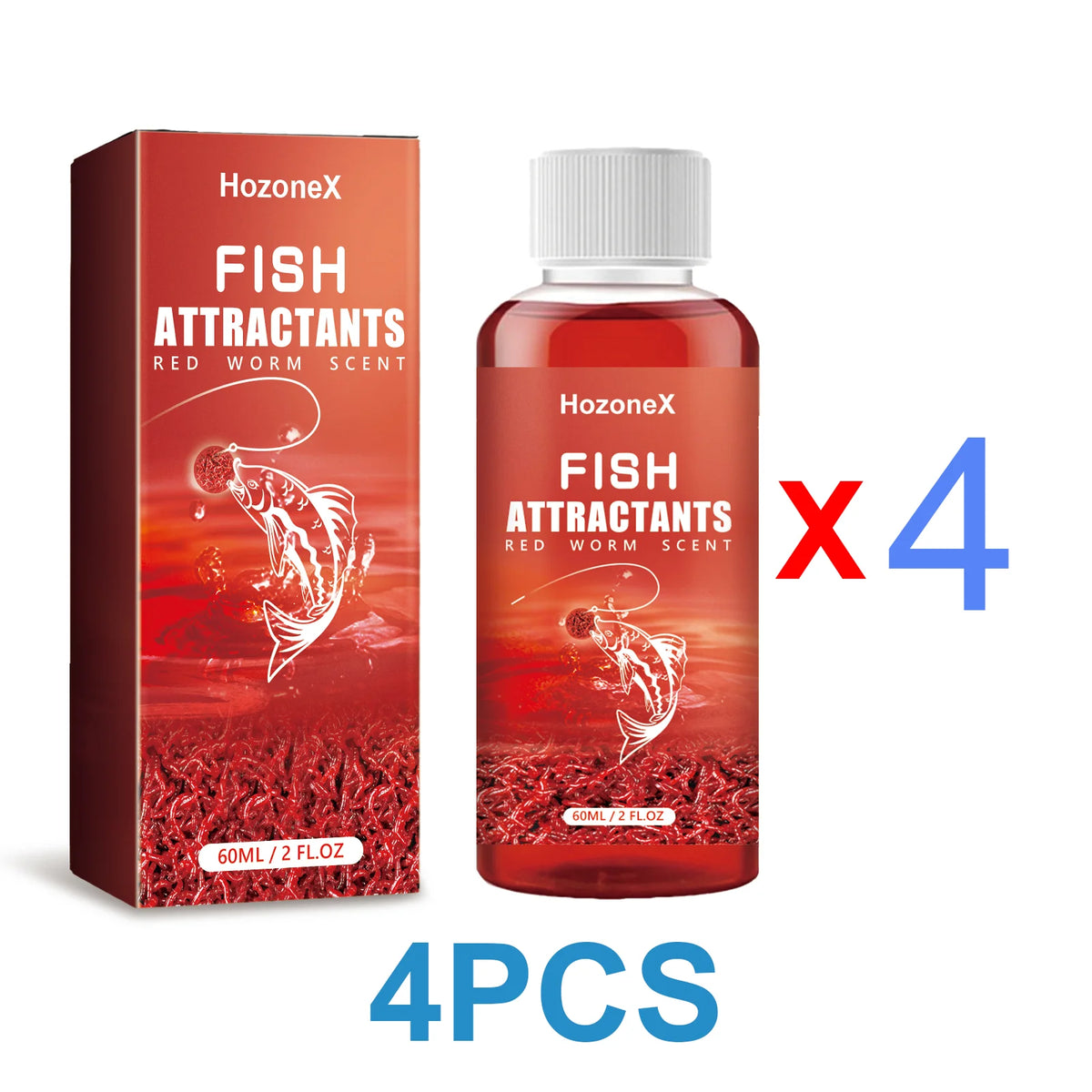 High Concentrate Red Worm Liquid Fish Attractant Bait Red Worm Extract Carp Crucian Bream Fishing Lure Additive Strong Smell Pheromone Freshwater Fishing Supplies