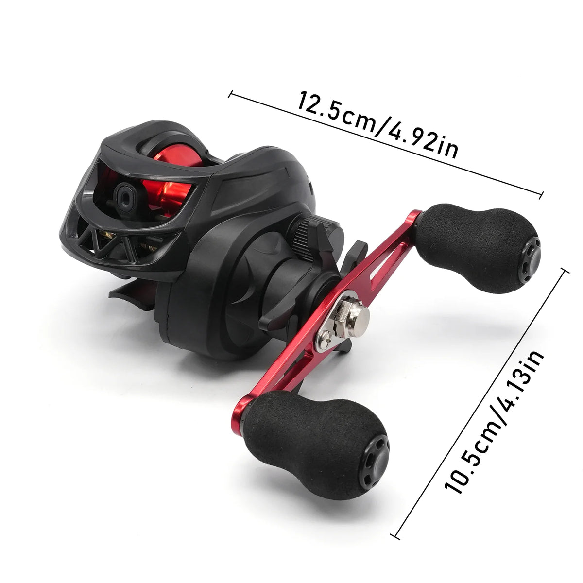 ROOBLINOS AC Spinning Reel, 6.3:1 High Speed Gear Ratio, 8kg Max Drag, Smooth Powerful Fishing Reel for Fresh & Saltwater