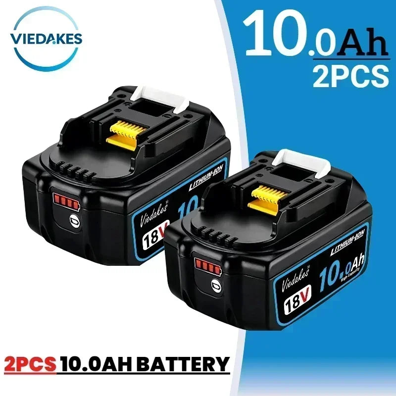 100% Original for Makita 18V 12Ah/10Ah/8Ah Battery for Makita Tool,DTD173、TW004G、DGA506 Rechargeable Replacement Lithium Battery