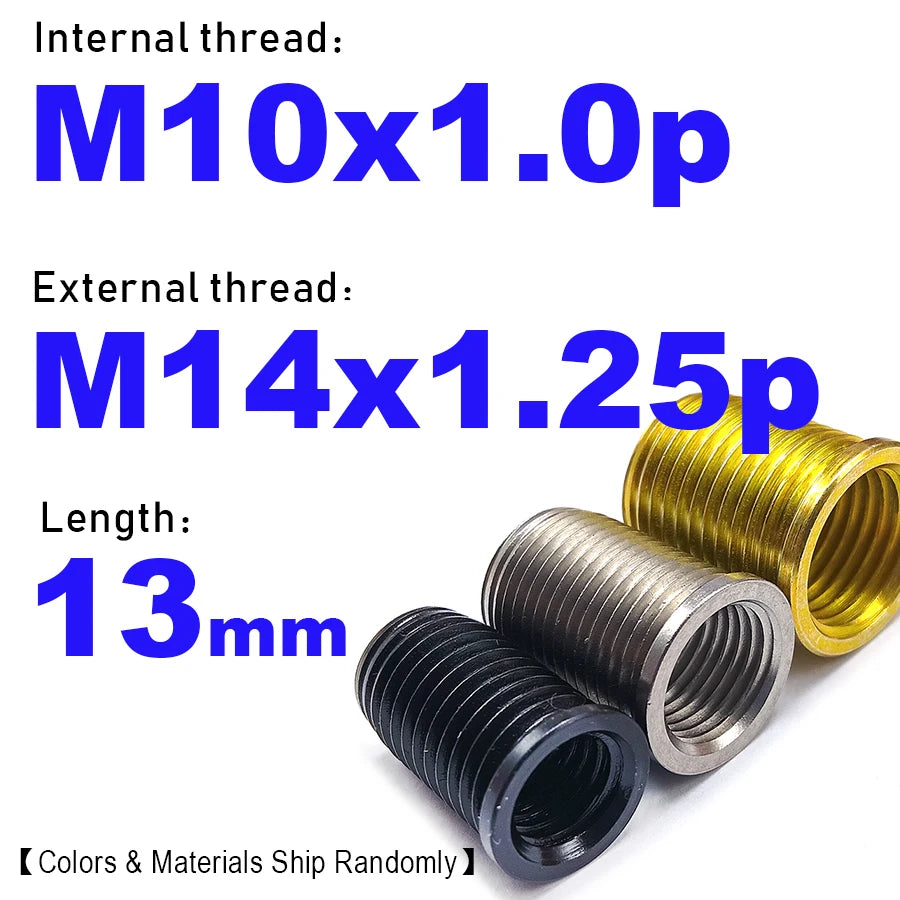 M6-M12 Spark Plug Repair Thread Insert Random Colors ,G017
