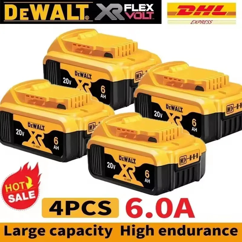 New 100% Original Dewalt 9.0Ah 20V/60V Power Tool Battery DCB206 DCB205 DCB200 DCB203 For Dewalt Power Cordless Drill
