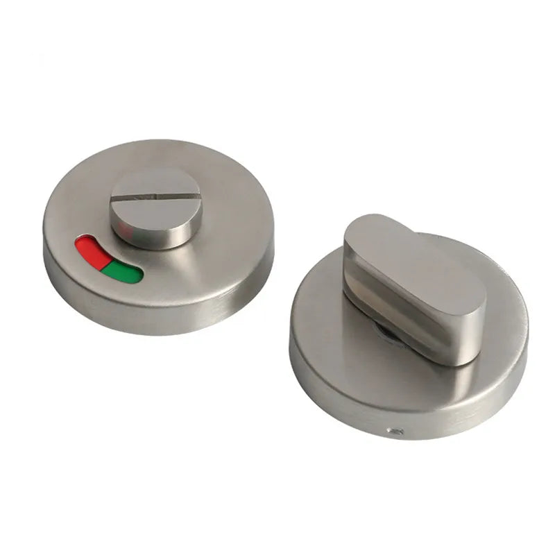 Indicator Door Lock Public Toilet WC Hardware Bolt Latch For Bathroom Stainless Steel Deadbolt Office Dressing Room