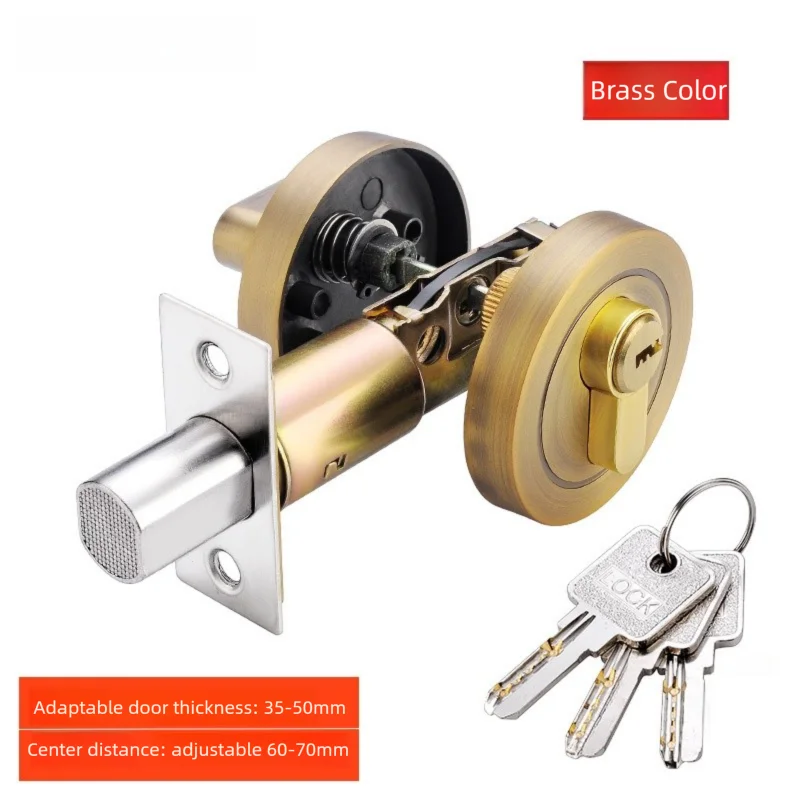 Multi-Color Household Invisible Lock Indoor Anti-Theft Lock Single-Sided Hidden Lock Bedroom Storage Basement Door Lock