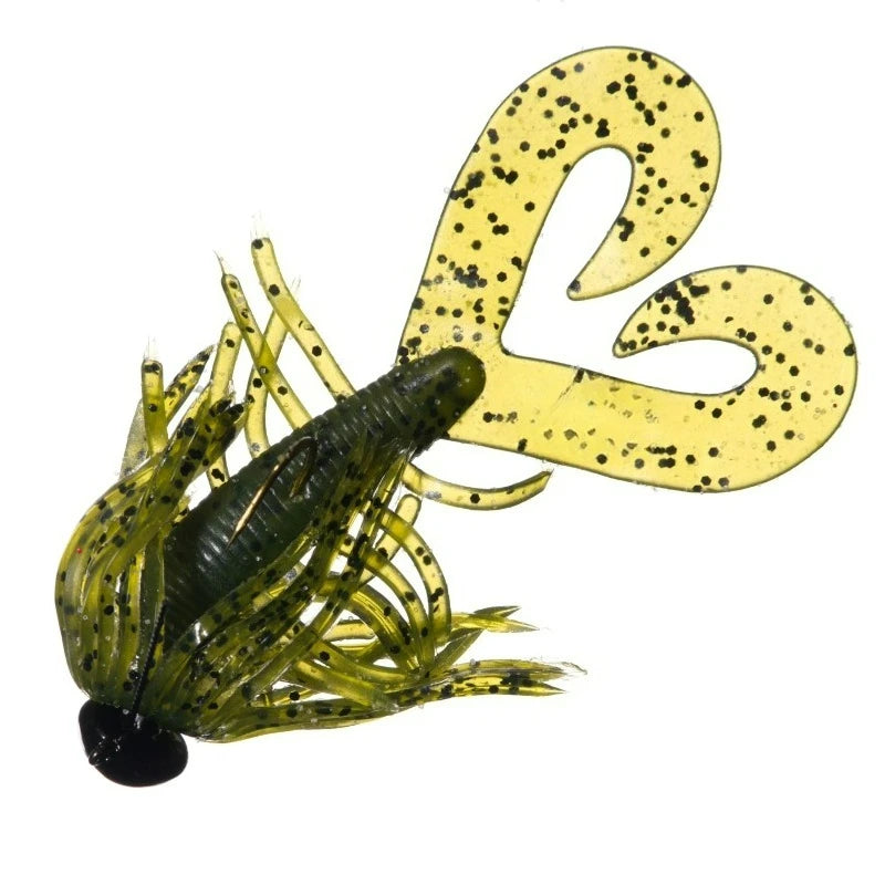 (3 pack) Plastic Jig, Color Watermelon/Black Flake, Size 1/8 oz.