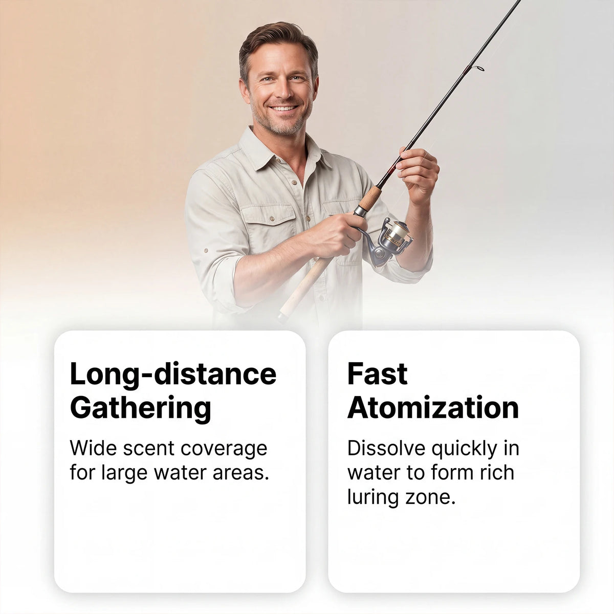 Fish Bait Attractant, Freshwater Wild Fishing Lure, Strong Fish Luring Scent, Convenient Bait Additive For Reservoir River Stream Fishing