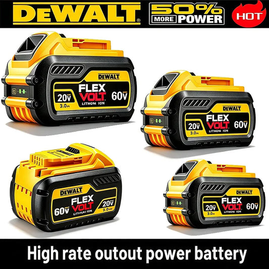 New 100% Original Dewalt 9.0Ah 20V/60V Power Tool Battery DCB206 DCB205 DCB200 DCB203 For Dewalt Power Cordless Drill