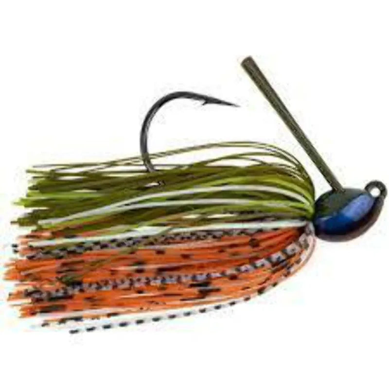 Thicc Jig 3/8 oz 5/0 Blue Craw 1pack，Freshwater