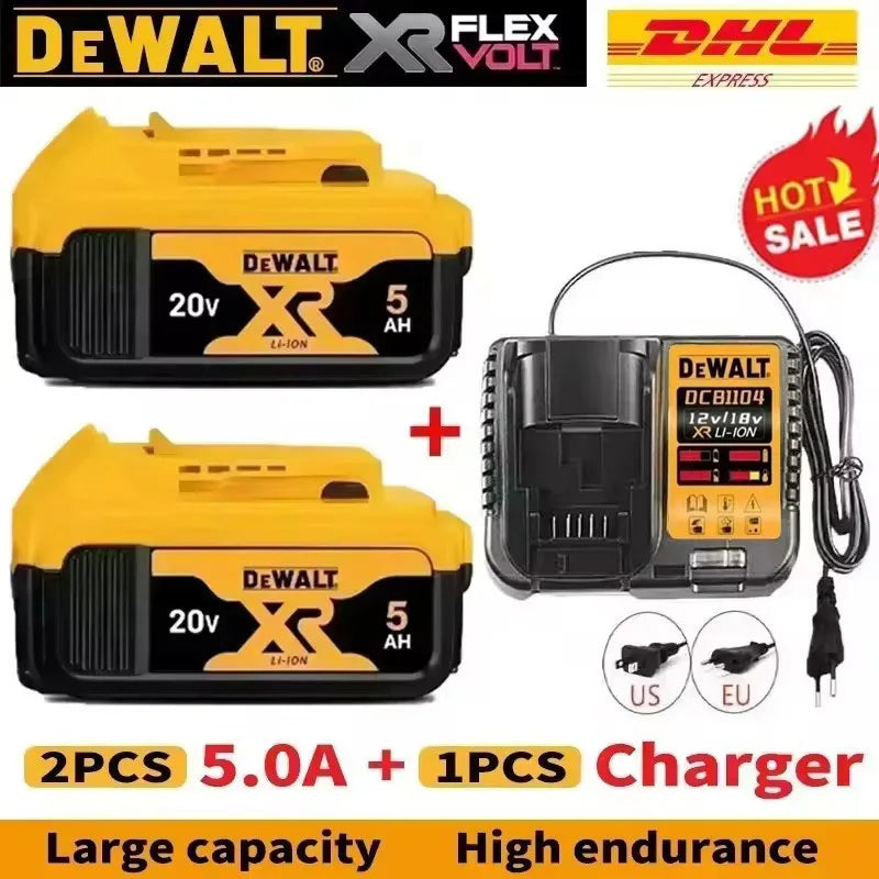 New 100% Original Dewalt 9.0Ah 20V/60V Power Tool Battery DCB206 DCB205 DCB200 DCB203 For Dewalt Power Cordless Drill