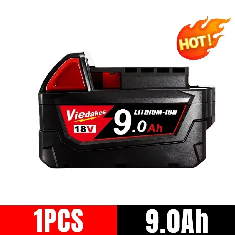 For Milwaukee 18V Battery 5Ah/6Ah/9Ah Lithium Replacement Battery For Milwaukee 48-11-1860 48-11-1850 48-11-1840 Tool Battery🛟