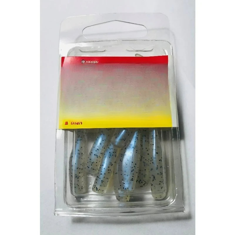 2 Inch Soft Fishing Lure, Color Peppered Pearl