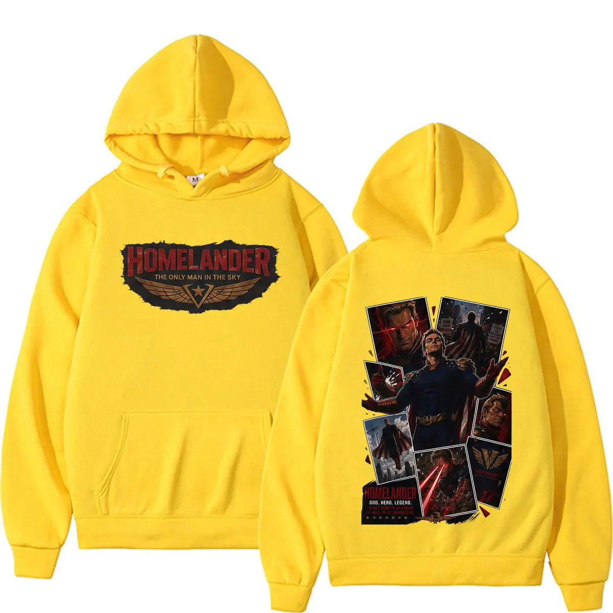 Hot Sale Homelander Hoodie The Boys TV Series Character Sweatshirts Men Women Gothic Casual Fleece Long Sleeve Pullovers Hoodies