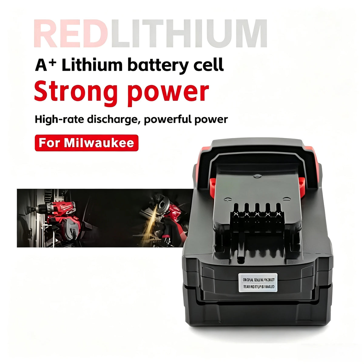 For Milwaukee 18V Battery 5Ah/6Ah/9Ah Lithium Replacement Battery For Milwaukee 48-11-1860 48-11-1850 48-11-1840 Tool Battery🛟