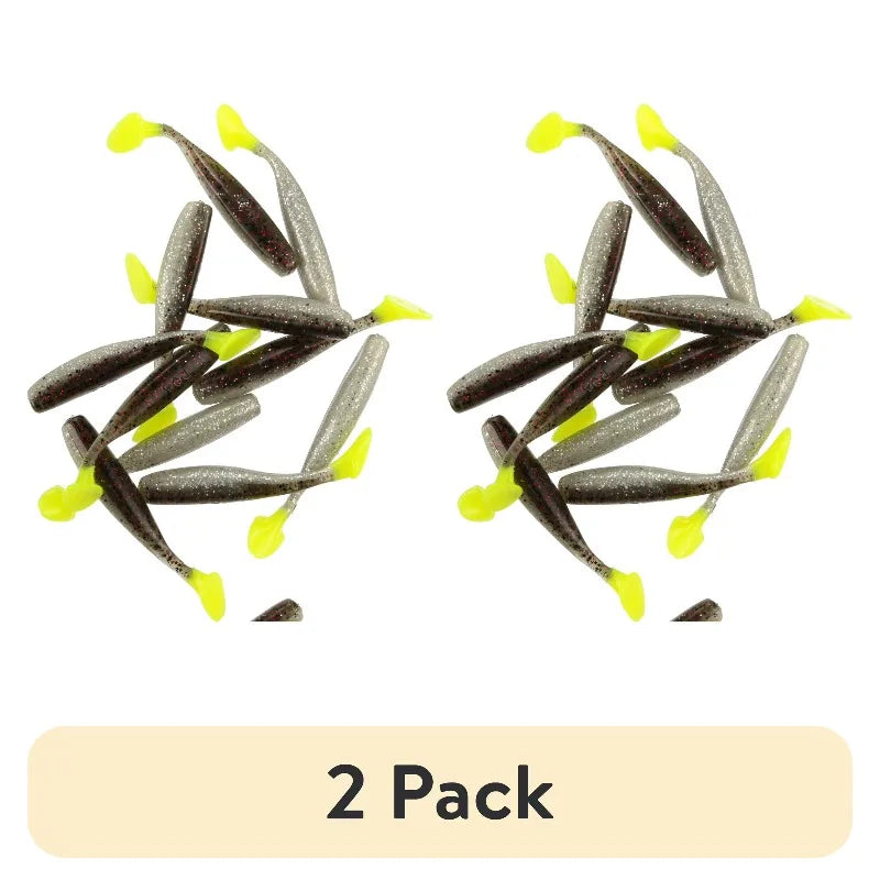 Shad Tail Pack,  12 Count，Freshwater，Soft Baits
