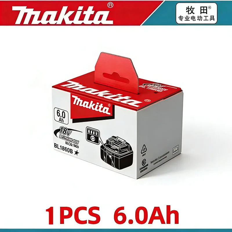 Original Makita 18V DDF487 BL1860 BL1850B BL1850 BL1840 BL1830 Screwdriver Battery Charger 18v Replacement Power Tool Batteries