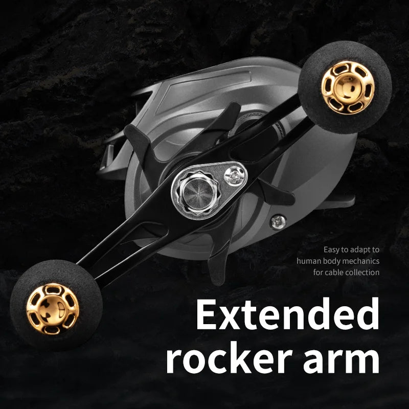 ROOBLINOS AK Spinning Reel, 7.2:1 Gear Ratio, 8kg Max Drag, Smooth Powerful Fishing Reel for Fresh & Saltwater