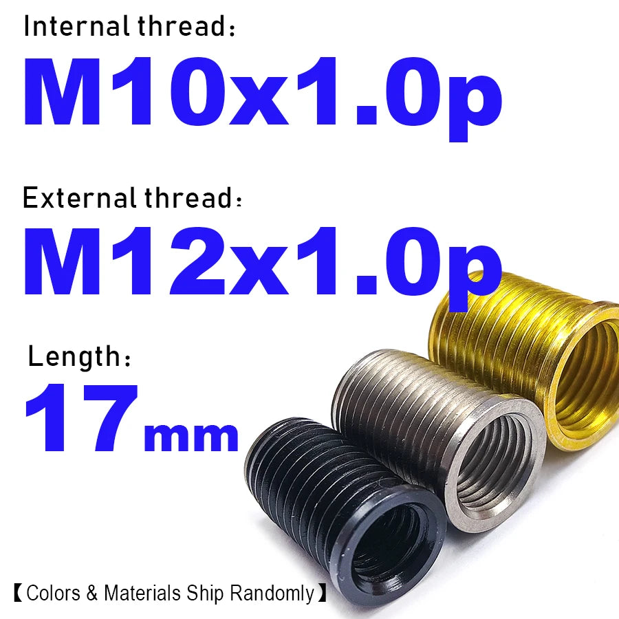 M6-M12 Spark Plug Repair Thread Insert Random Colors ,G017
