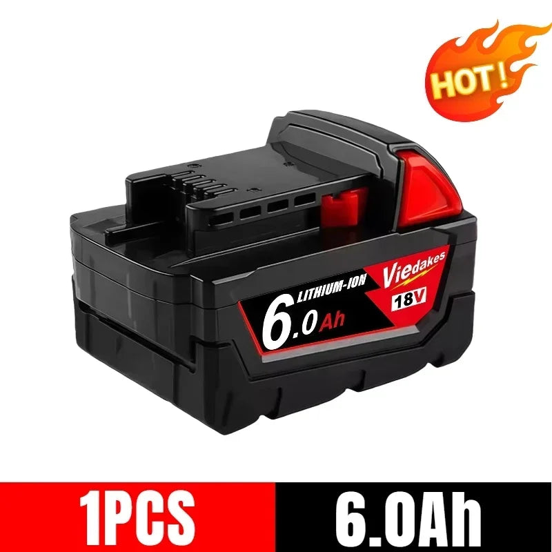 For Milwaukee 18V Battery 5Ah/6Ah/9Ah Lithium Replacement Battery For Milwaukee 48-11-1860 48-11-1850 48-11-1840 Tool Battery🛟