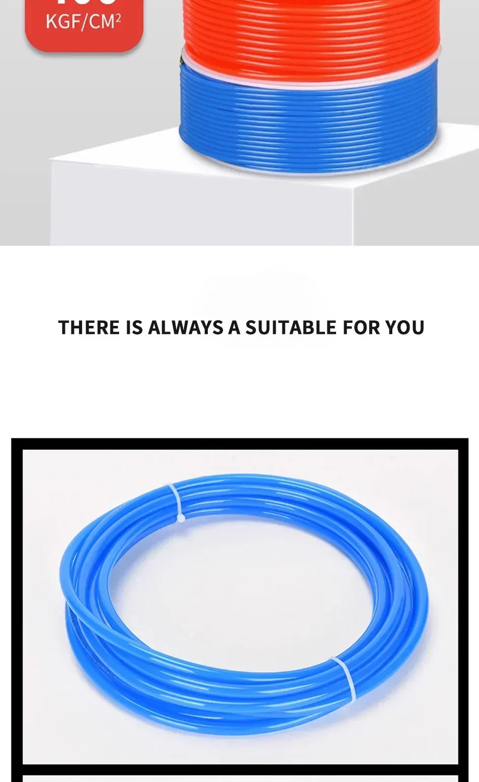 10M/20M/50M/100M Pneumatic Component Air Hose Tube Pipe 4mm 6mm 8mm 10mm 12mm PU Polyurethane Air Compressor Tubing