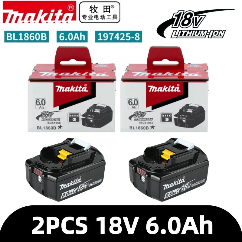 Genuine Makita 18V Battery,For Makita BL1830B BL1850B BL1850 BL1840 BL1860 BL1815 Replacement Lithium 18v Battery