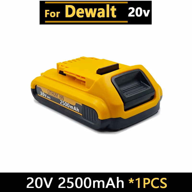 for Dewalt 20V Battery, 3AH 6AH 8AH 12AH Lithium Ion Battery, for Dewalt DCB200 DCB206 DCD805 Power Tool Replacement Battery