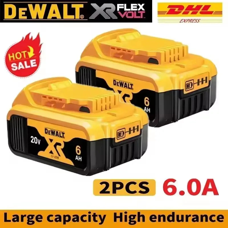 New 100% Original Dewalt 9.0Ah 20V/60V Power Tool Battery DCB206 DCB205 DCB200 DCB203 For Dewalt Power Cordless Drill