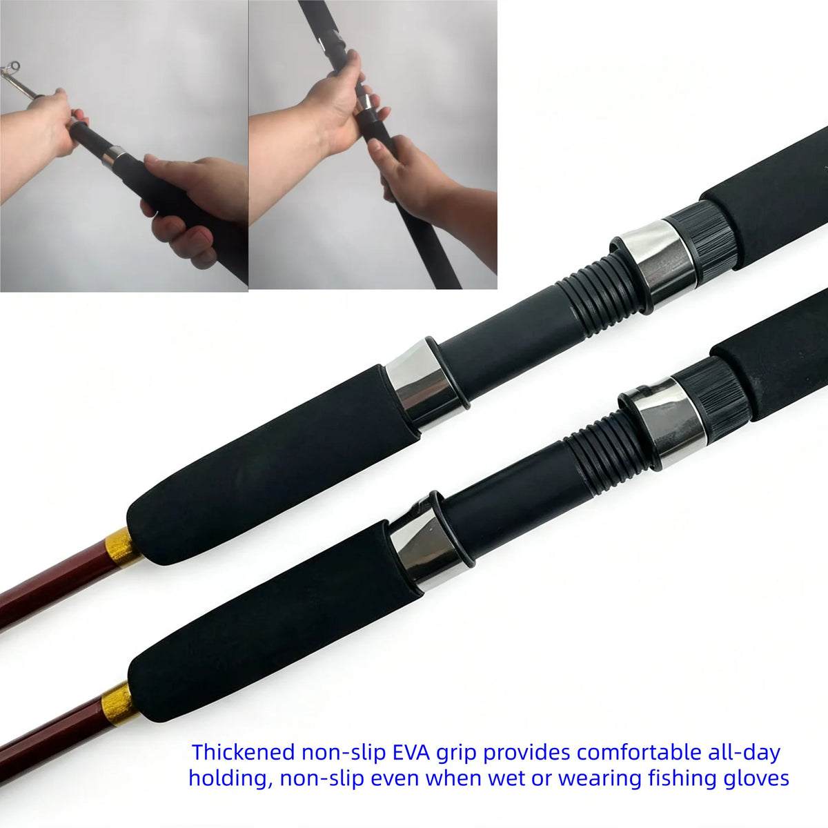30-80LB Slow Jigging Rod Boat Rod Jig Rod Ocean Fishing Rod Saltwater Fishing Rod 6'0"/180cm 7'0"/210cm