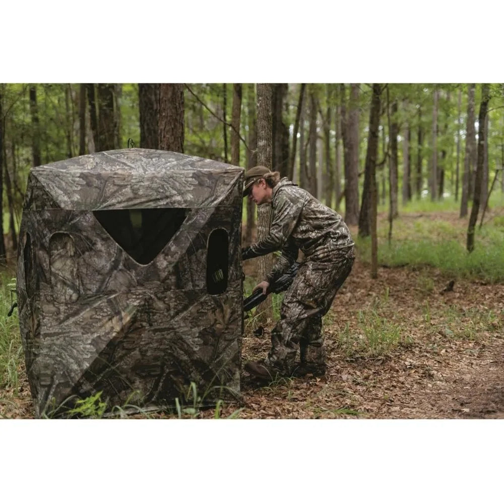 New US Shipping 6ft Tripod Hunting Tower Blind 2-Man Stand Equipment