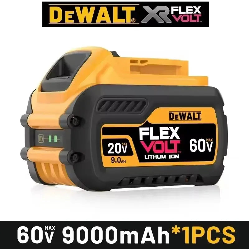 New 100% Original Dewalt 9.0Ah 20V/60V Power Tool Battery DCB206 DCB205 DCB200 DCB203 For Dewalt Power Cordless Drill