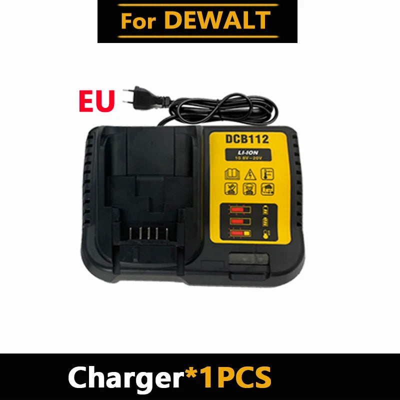 1-4Pack 12V Replacement For DEWALT DCB120 Lithium-ion Batteries 12V 3.0-6.0Ah Battery DCB123 DCB125 DCD710  Power Tools Battery