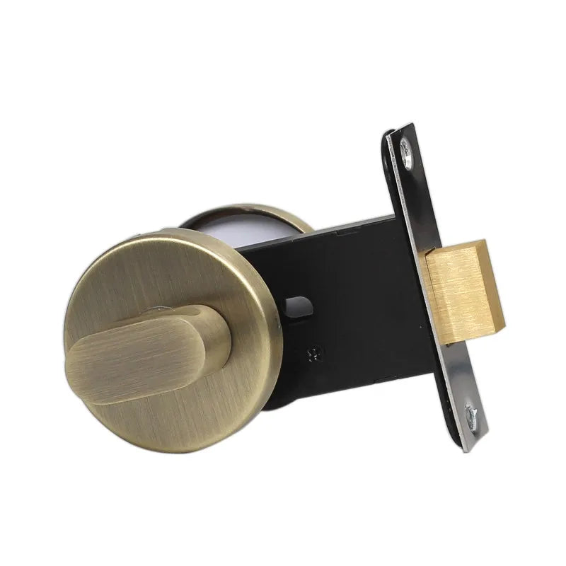 Indicator Door Lock Public Toilet WC Hardware Bolt Latch For Bathroom Stainless Steel Deadbolt Office Dressing Room