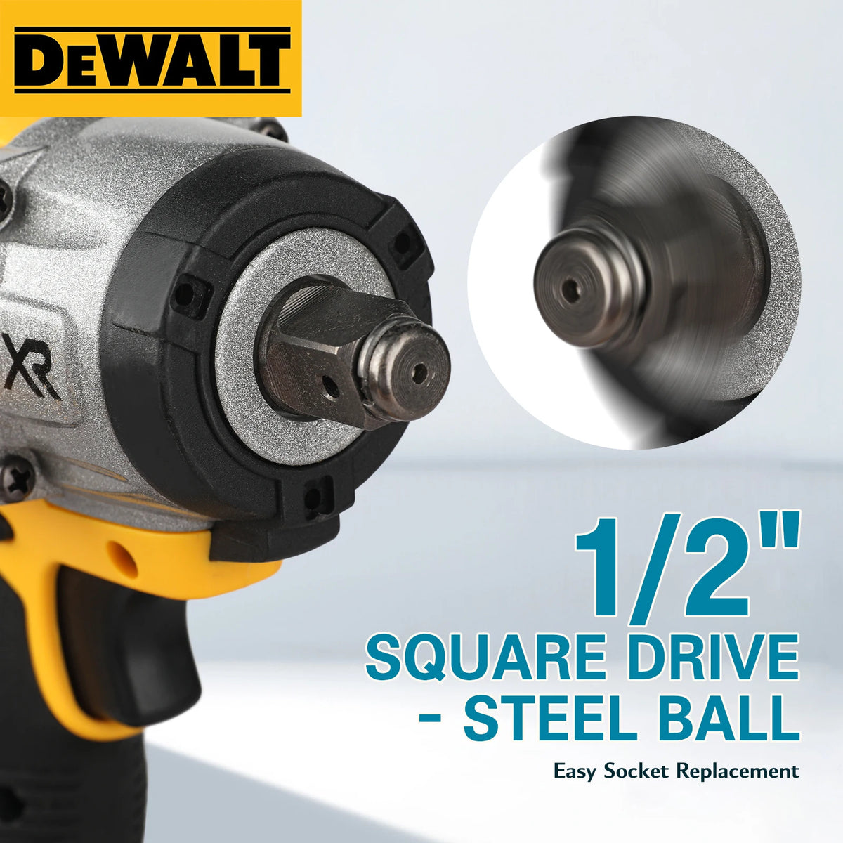 DEWALT DCF922 20V Cordless Impact Wrench | 205Nm Reverse Torque 1/2" Drive | 2500 RPM   Naked Tool