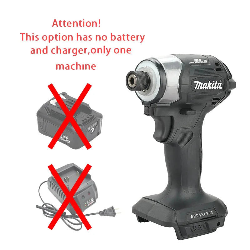 2026 Makita DTD173 18V Brushless Impact Driver, Multicolor 180Nm T-Mode Electric Tool for DIY & Wood Bolt Works