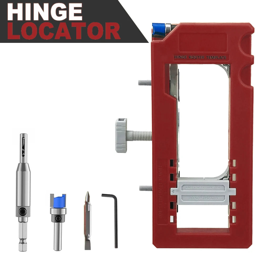 Door Hinge Jig Door Hinge Mortiser Hinge Installation Kit Door Hinge Router Template For 3 Inch to 5 Inch Hinges