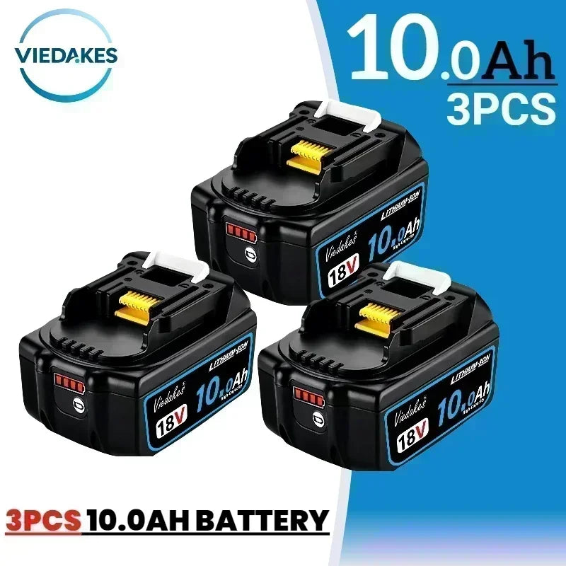 New 18V 12.0Ah Rechargeable Battery, for Makita Drill DGA404 DTW700 DHR202 DJV182 DDF487 Power Tool Battery, for Makita Battery