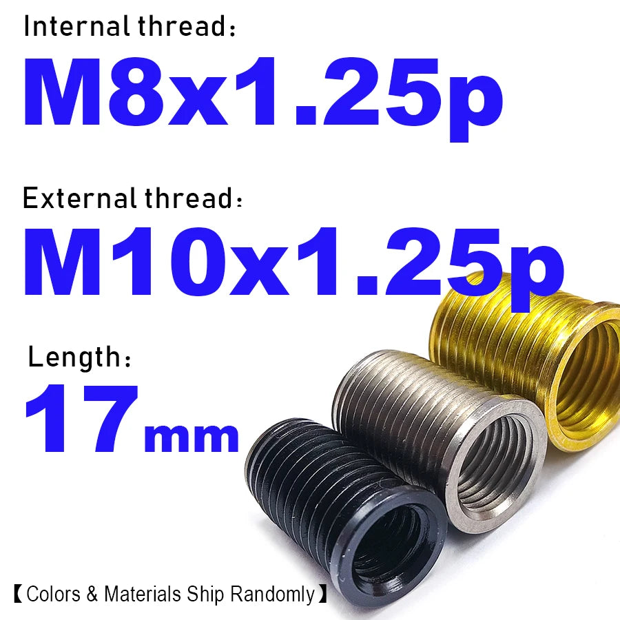 M6-M12 Spark Plug Repair Thread Insert Random Colors ,G017