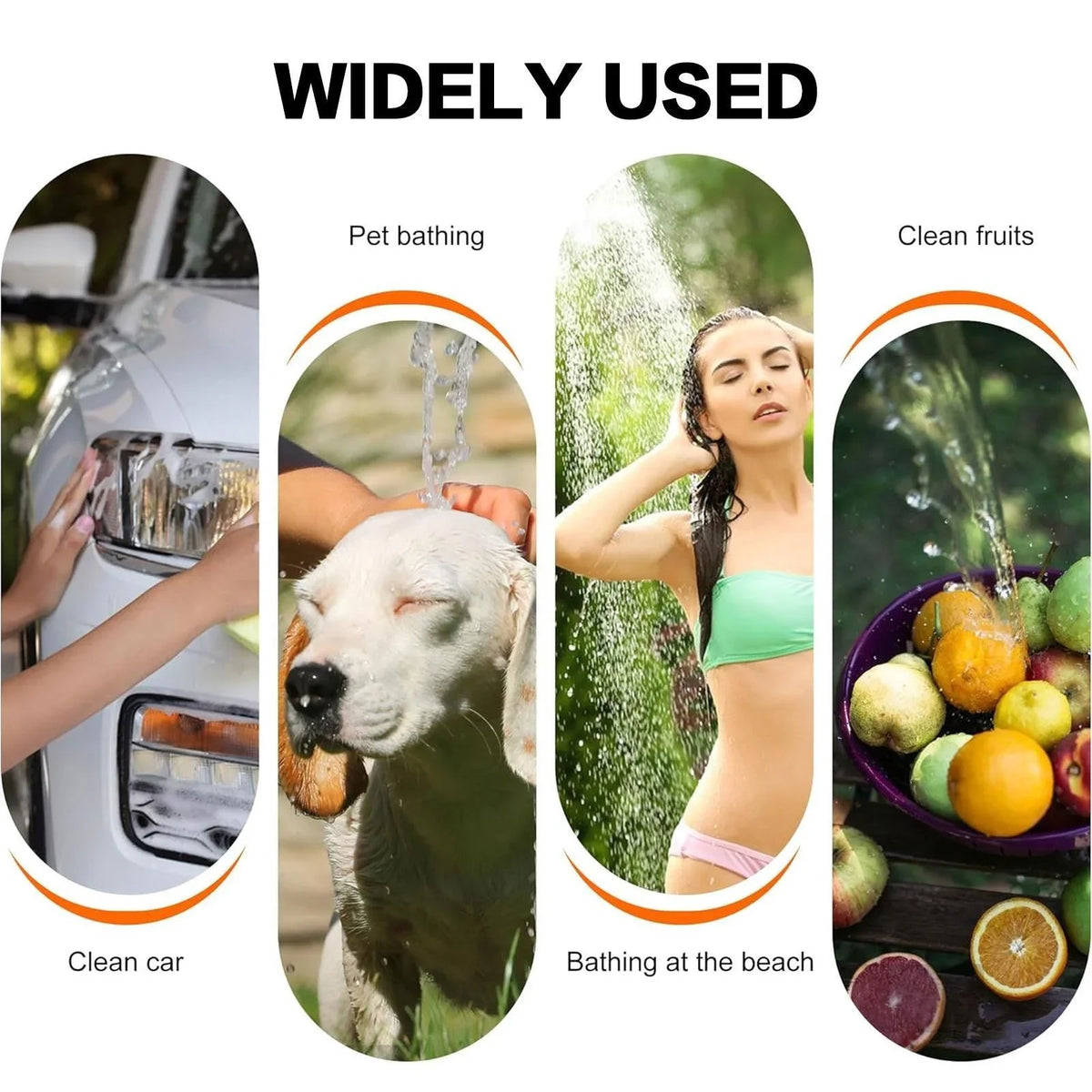 Portable Shower Camping Shower Pump Rechargeable Battery Powered Outdoor Travel Kit Portable Car Washer Camping Gear Pet Shower With Compact Portable Design Long Lasting Battery Dual Flow Modes Easy Tool Free Setup For Hiking