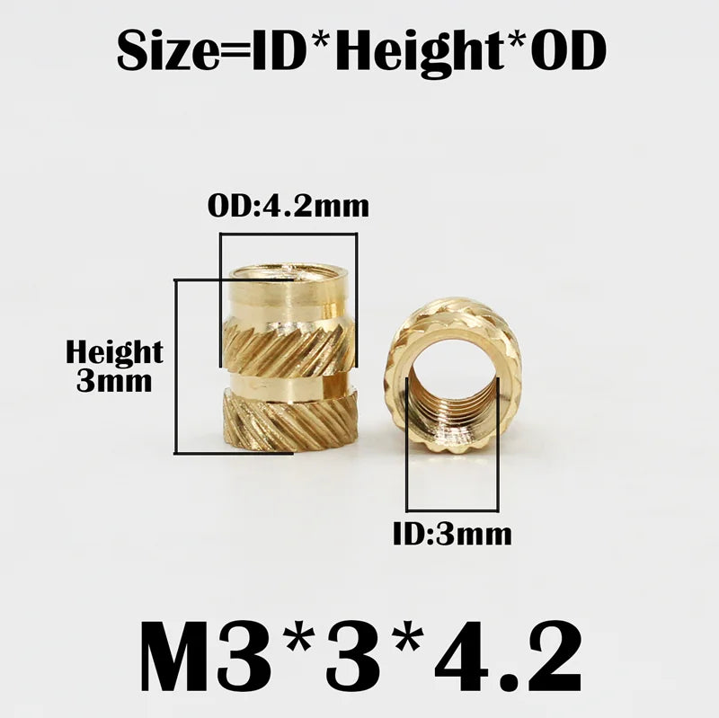 Allen Bolt Threaded Insert Nut Manual Implantation Heat Press Machine Plastic Insertion Brass Nuts and Machine Screws 3D Printer