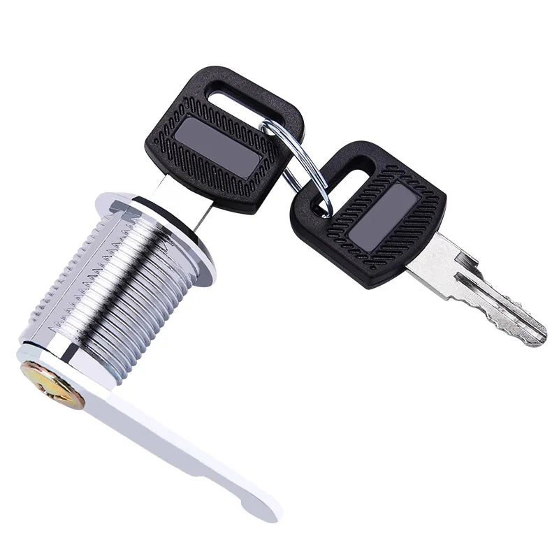 5/20/100SETS 16mm 20mm 25mm 30mm 35mm Metal Rotary Key Switch Push Button Lock Switch Latching Cylinder Cabinet Security Locker