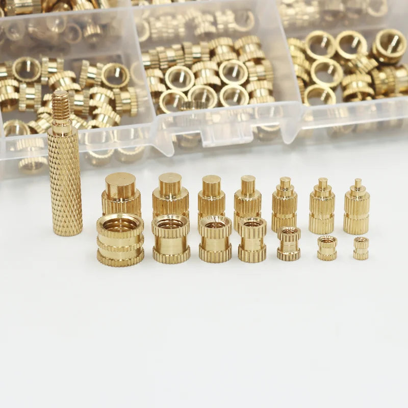 Heat Set Insertion Tool M2 M3 M4 M5 M6 M8 Brass Thread Insert Nut Soldering Iron Tip Copper Embedded Kit for Plastic 3d Printing