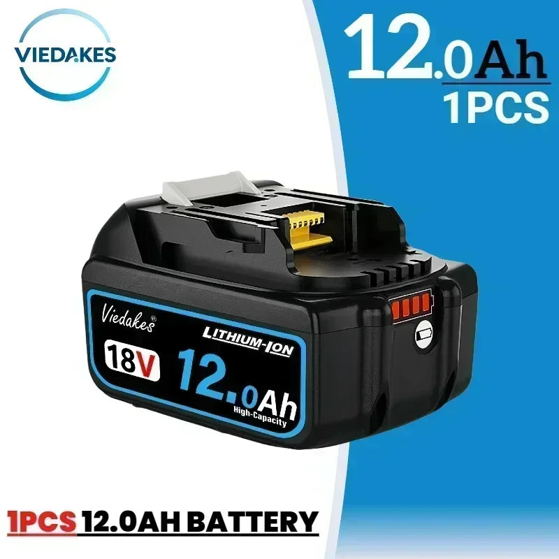 Original for Makita 18V Battery, 12000mAh LED Rechargeable Lithium Battery, 🔋BL1830 BL1850 BL1840 for Makita 18V Tool Battery