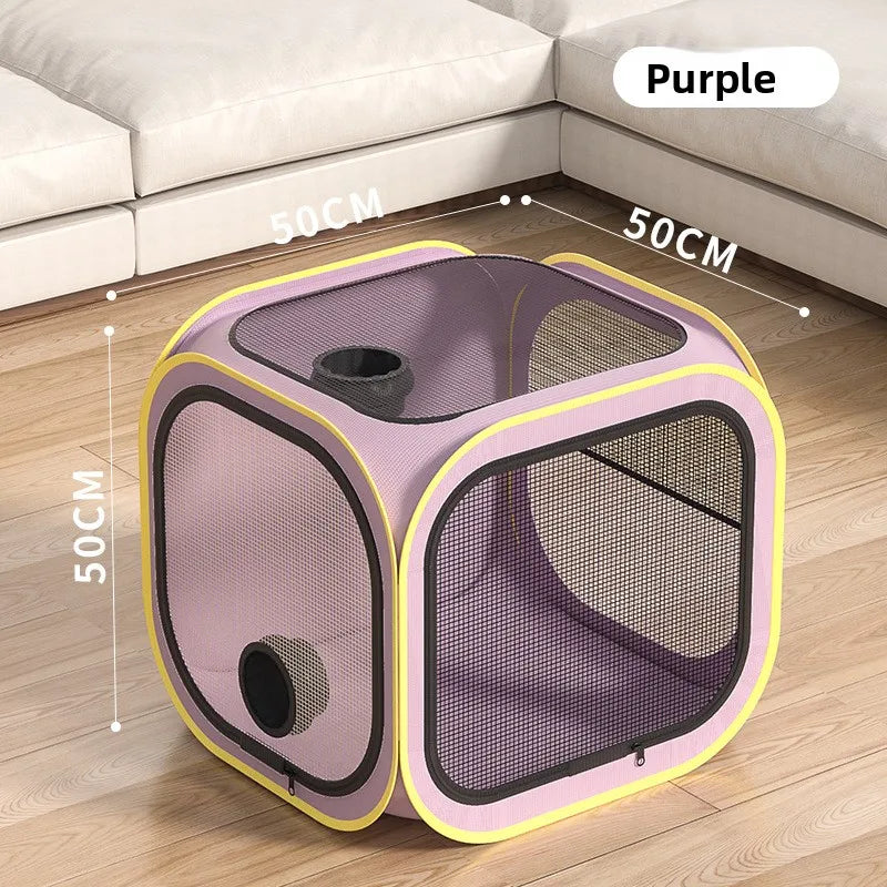 Pet Drying Box Bath Blow Anti-escape Artifact for Puppies and Dogs Bag Household Water Dryer Portable Cat Cage